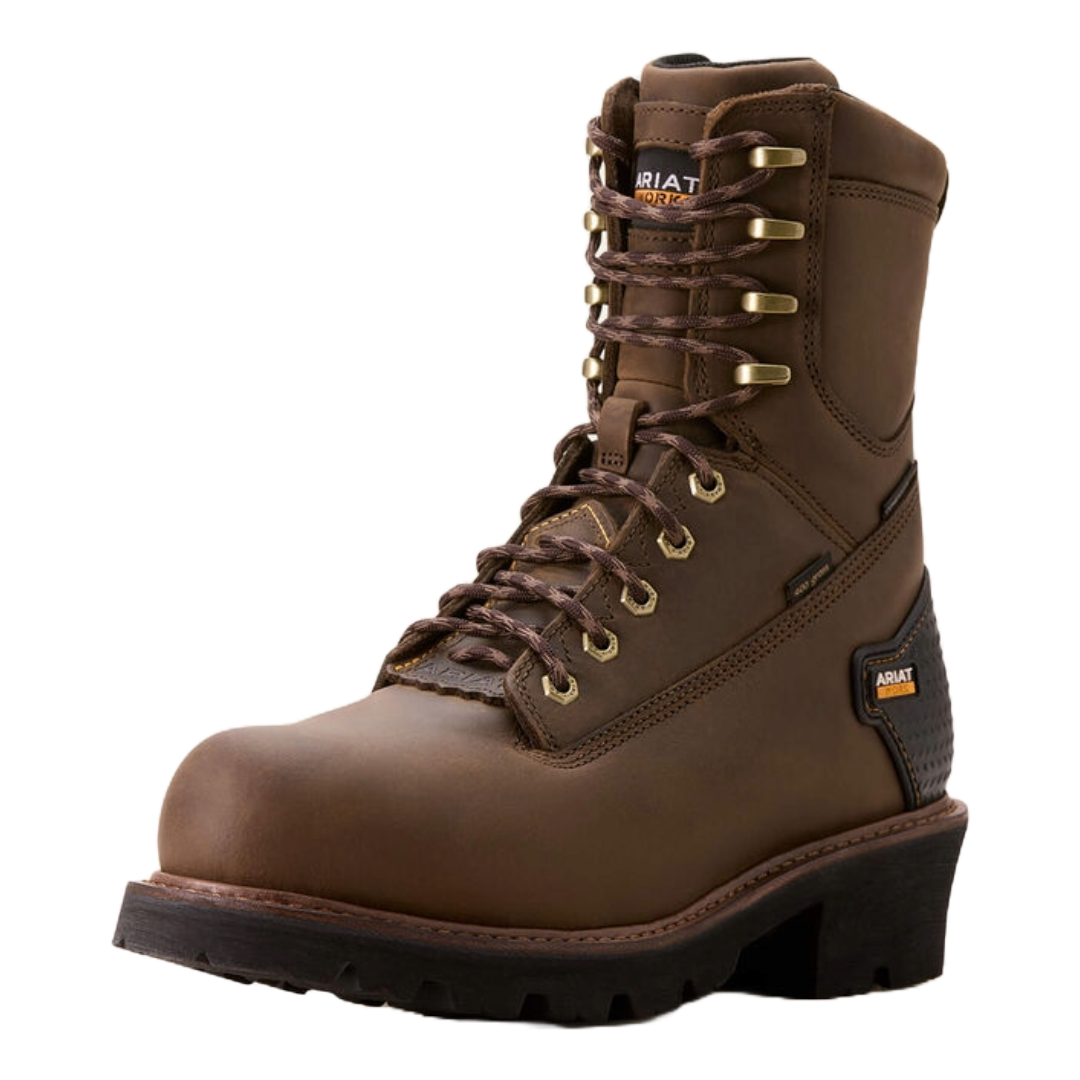 Ariat 10018567 Powerline 8 inch H2O Waterproof 400g Insulated Comp Toe - Mens 10 D from GME Supply